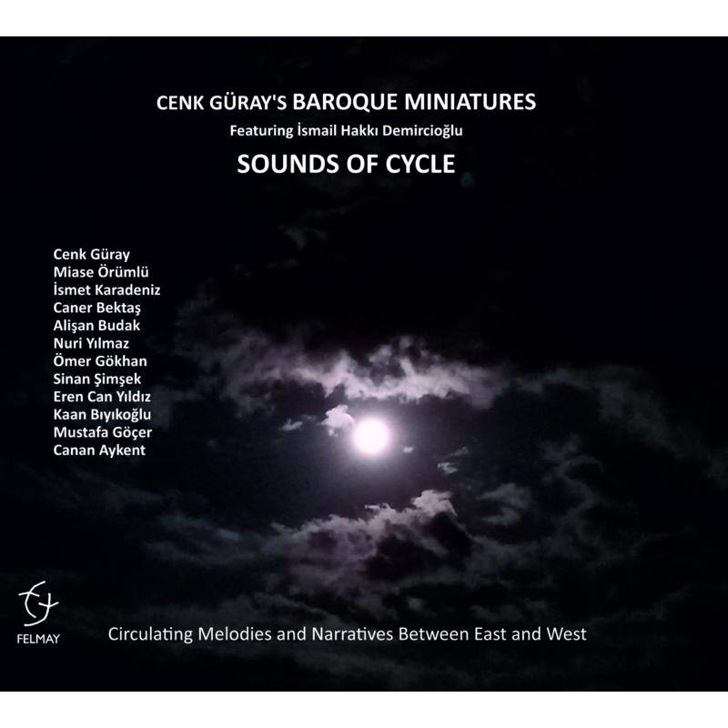 CD cover for "Sounds Of Cycle" by Cenk Güray, featuring dark, swirling imagery.
