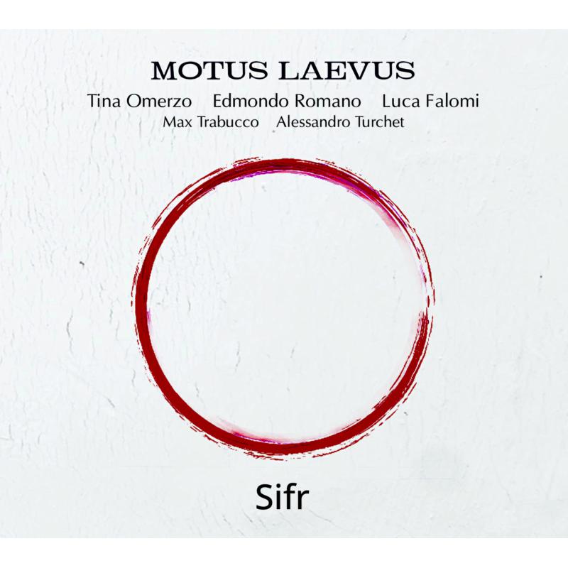 CD cover with white background, red circle, and text "Motus Laevus Sifr".