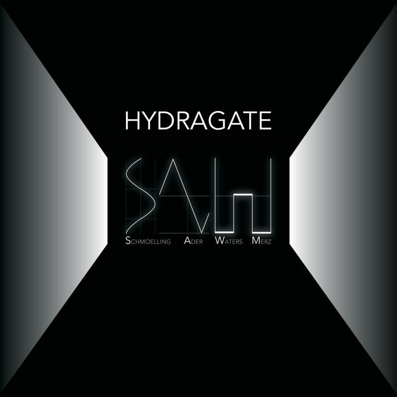 Black album cover with white text reading "Hydragate" and "S.a.w.".