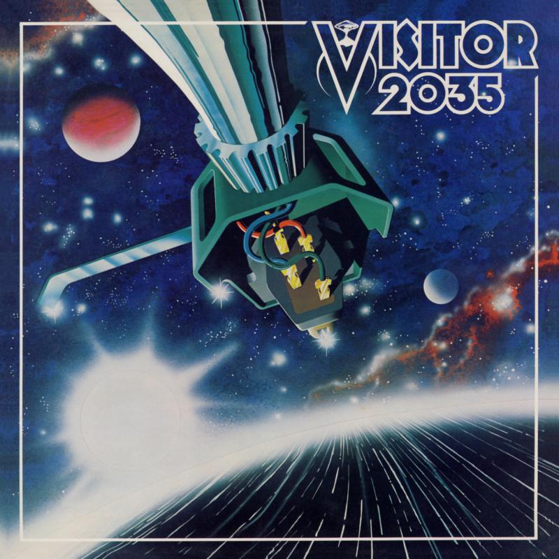 CD cover: futuristic spaceship against a starry, purple and blue space background.