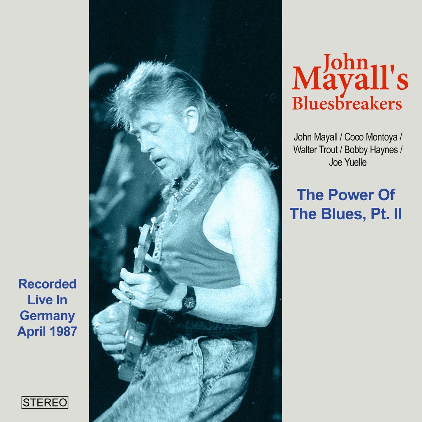 CD cover for John Mayall’s Bluesbreakers’ “The Power Of The Blues, Pt. II”.