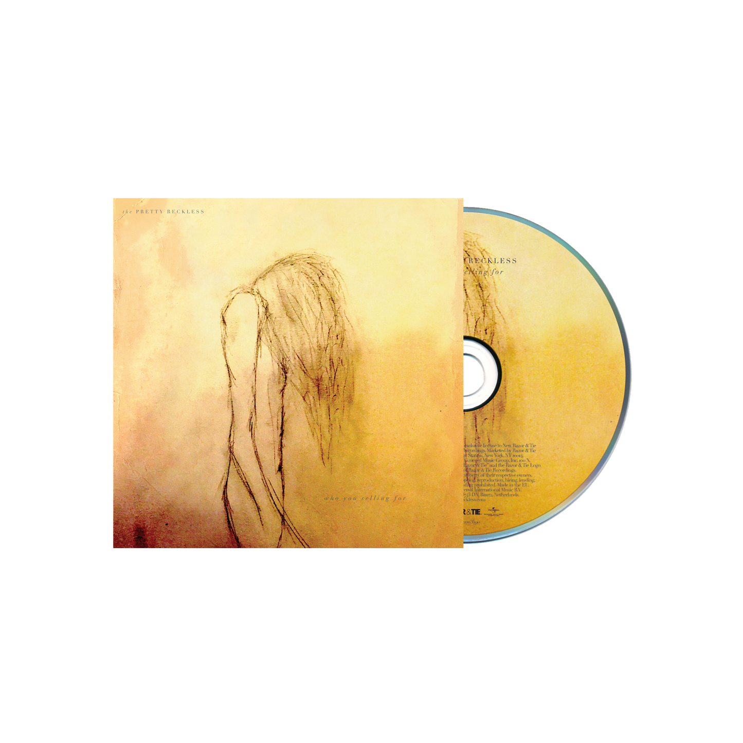 The Pretty Reckless "Who You Selling For" CD with portrait cover art.