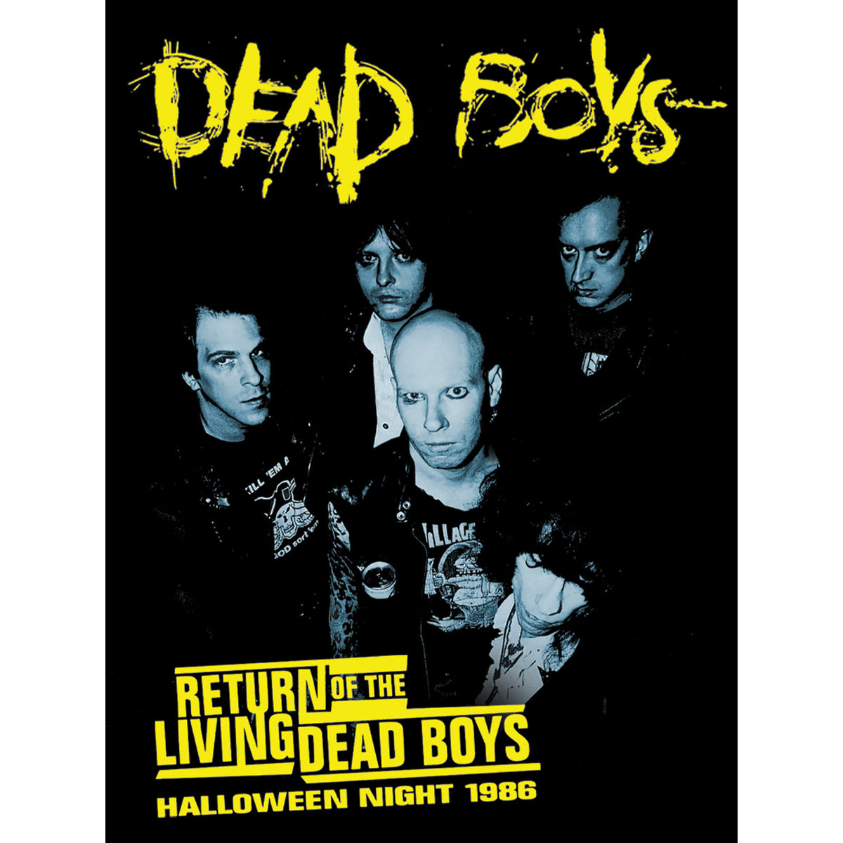 DVD cover for "Return of the Living Dead," featuring four pale figures.