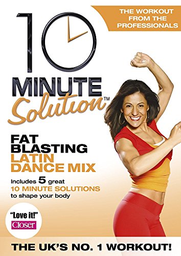 DVD cover featuring a woman dancing, with "10 Minute Solution" branding.
