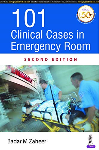 Book cover: “101 Clinical Cases in Emergency Room,” second edition.