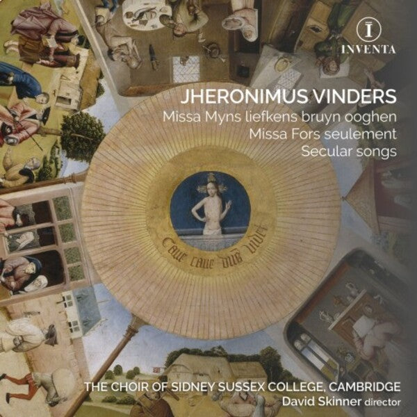 CD cover featuring Renaissance art and text about choral music.