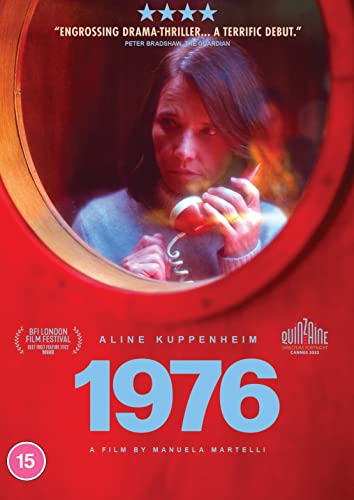 DVD cover for the film 1976 featuring a woman talking on a rotary phone.