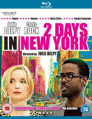 2 Days in New York" Blu-ray cover with Julie Delpy and Chris Rock.
