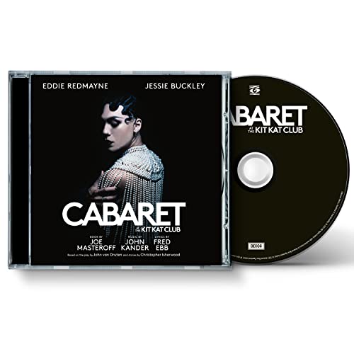 “Cabaret” CD case with Eddie Redmayne’s image and accompanying disc.