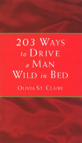 Red book cover with white text: "203 Ways to Drive a Man Wild in Bed.