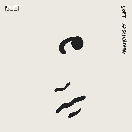 Album cover for Islet’s “Soft Fascination” featuring abstract black shapes on beige.