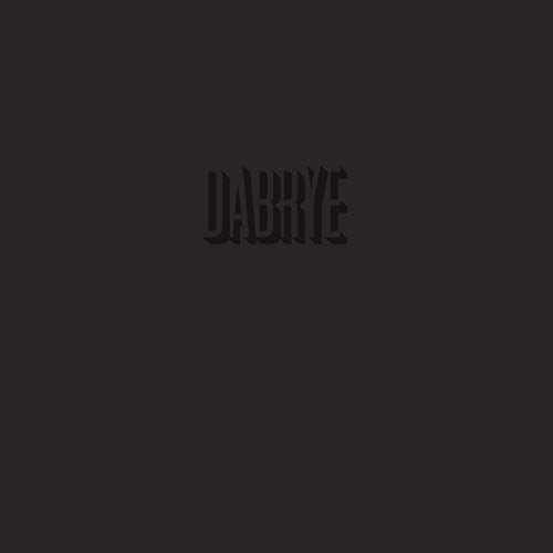 Dark gray album cover with the artist name "DABRYE" in textured lettering.