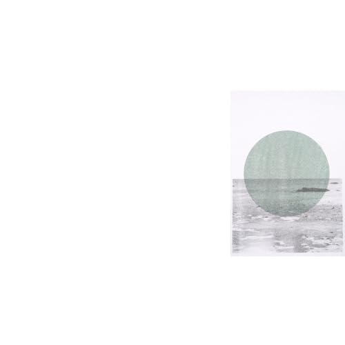 Album cover with a green circle over a seascape image.