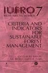Criteria and Indicators for Sustainable Forest Management