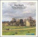 CD cover: landscape painting with a building, text “Max Bruch String Quartets.”