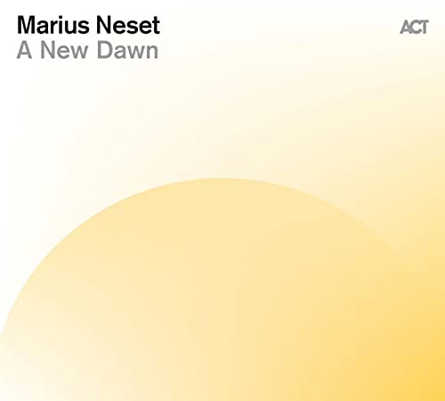 CD cover for Marius Neset’s “A New Dawn” with a sunrise design.