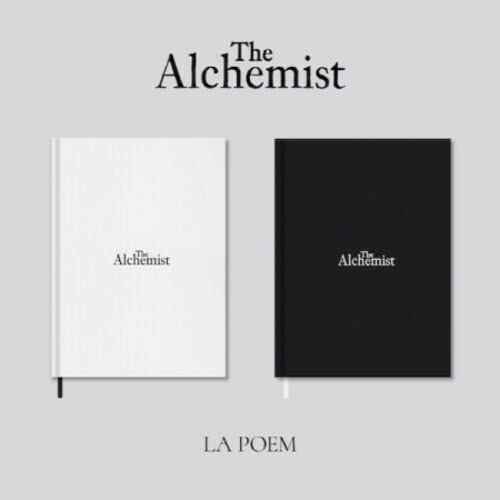 CD album cover for La Poem's "The Alchemist," white and black versions.