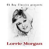 Lorrie Morgan CD cover: black and white portrait of a smiling woman.