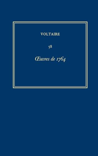 Complete Works of Voltaire 58: Vol. 58