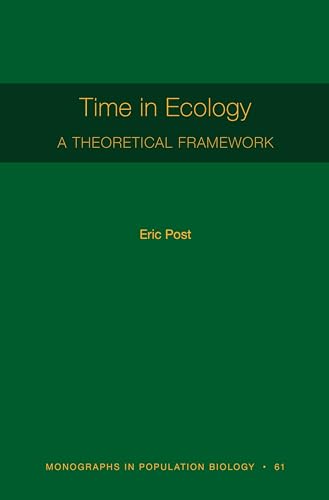 Green book cover with title "Time in Ecology" and author "Eric Post".