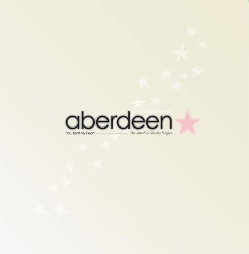 Vinyl record cover with band name "Aberdeen" and scattered stars.
