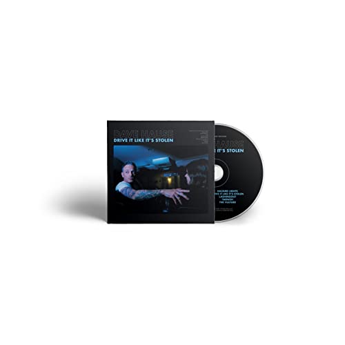 CD case and disc for Dave Hause’s “Drive It Like It’s Stolen” album.