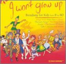 CD cover featuring colorful cartoon characters from “I Won’t Grow Up.”