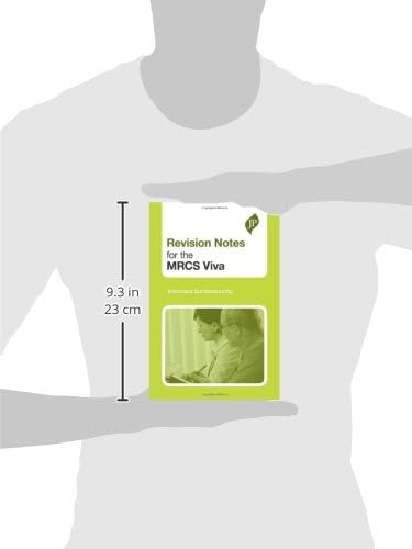 Green book cover, “Revision Notes for the MRCS Viva” title, medical image.