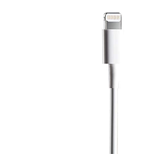 Walk Audio 8 Pin Charger Cable 1m White Pvc For Mobile Phones