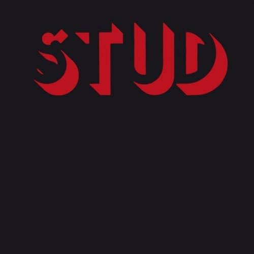 Black background with the red word "STUD" in a stylized, graphic font.
