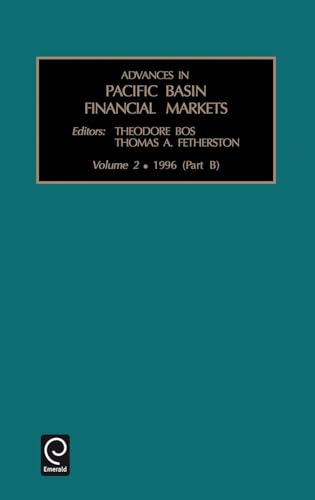 Advances in Pacific Basin Financial Markets