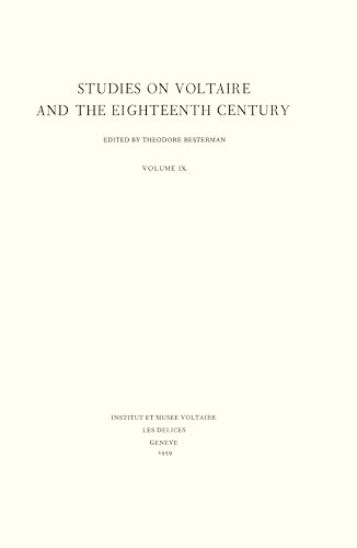 Voltaire's Catalogue of His Library at Ferney : edited for the first time by George R. Havens and Norman L. Torrey : 9