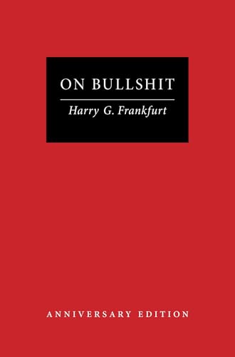 Book with brown cover, white title and author name, likely Harry Frankfurt's philosophical essay.
