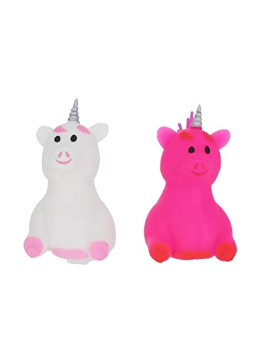 Smiffys 53324 4" Squeezy Unicorn, 12pcs, Unisex Children, Multi-Colour, One Size