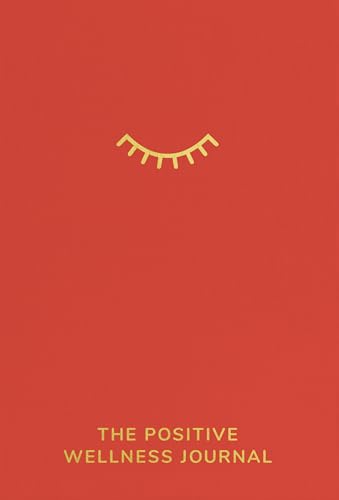 Red hardcover journal with gold eye-like design and title text.