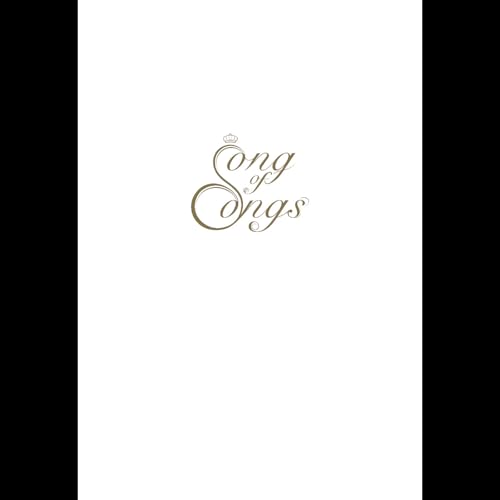 CD cover with gold cursive text reading "Song of Songs" on white.