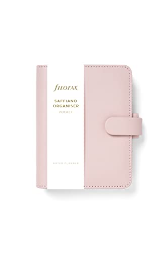 Pocket Saffiano Blush Organiser