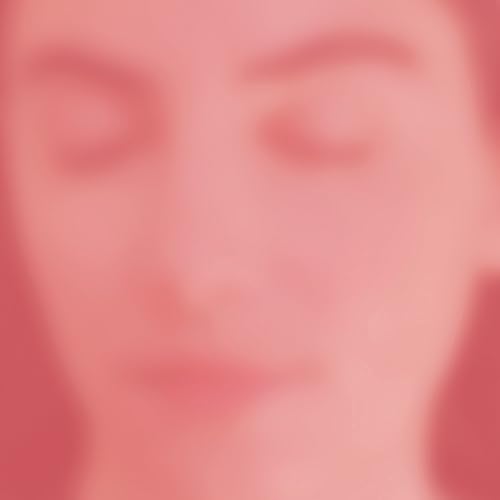Blurred red portrait of a person, likely a vinyl record cover.