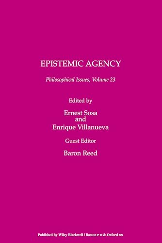 Philosophical Issues: Epistemic Agency