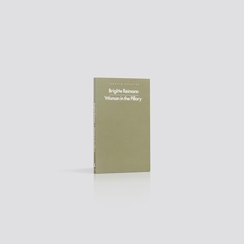 Pale green paperback book, “Woman in the Pillory” by Brigitte Reimann.