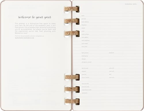 Moleskine 2026 12 Month Large Hardcover Spiral Planner