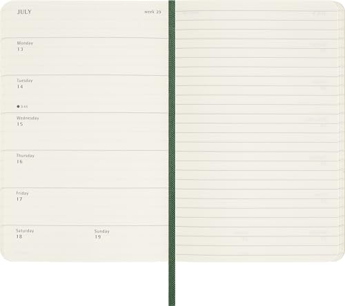 Moleskine 2026 12 Month Weekly Pocket Softcover Diary