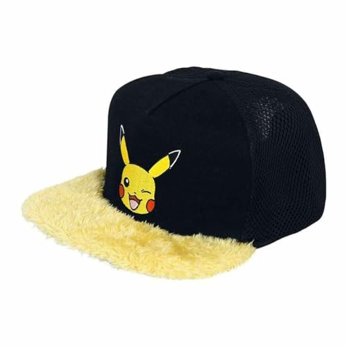 Pokemon Pikachu Wink (Unisex Snapback Cap) One Size
