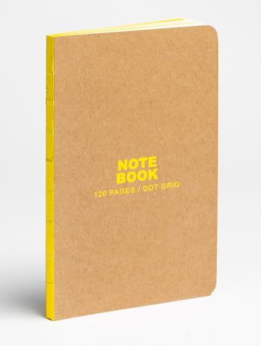 Kraft and Yellow Small Bullet Journal : Dot Grid Paper