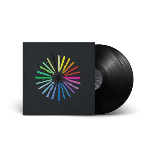 Marillion album "An Hour Before It's Dark" vinyl record and cover.