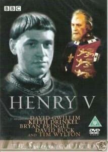 DVD cover for BBC’s “Henry V” featuring portraits of two men.