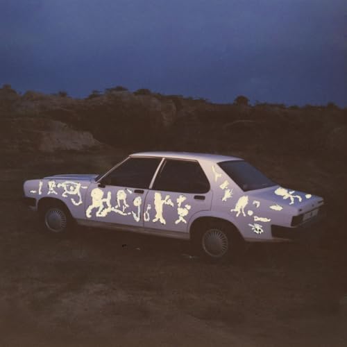 CD cover: White car with glowing figures against a dark landscape.