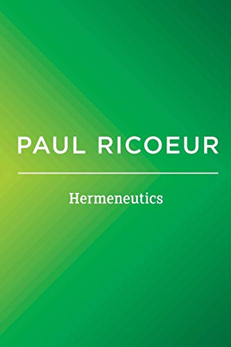 Hermeneutics: Writings and Lectures