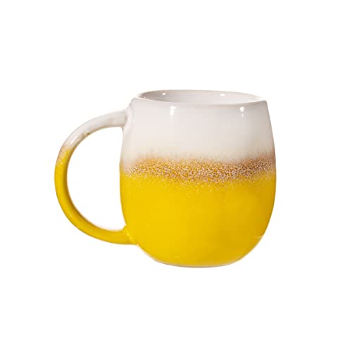 Sass & Belle Dip Glazed Ombre Yellow Mug