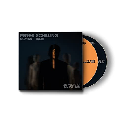 Peter Schilling “Coming Home” CD cover with portrait and orange disc.